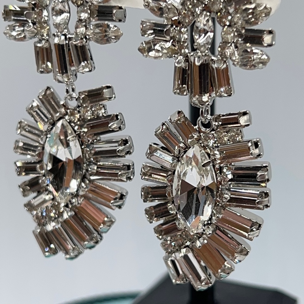 Baubles Chandelier Austrian Crystal Silver Earrings $12 EA or Bundle 3/$20